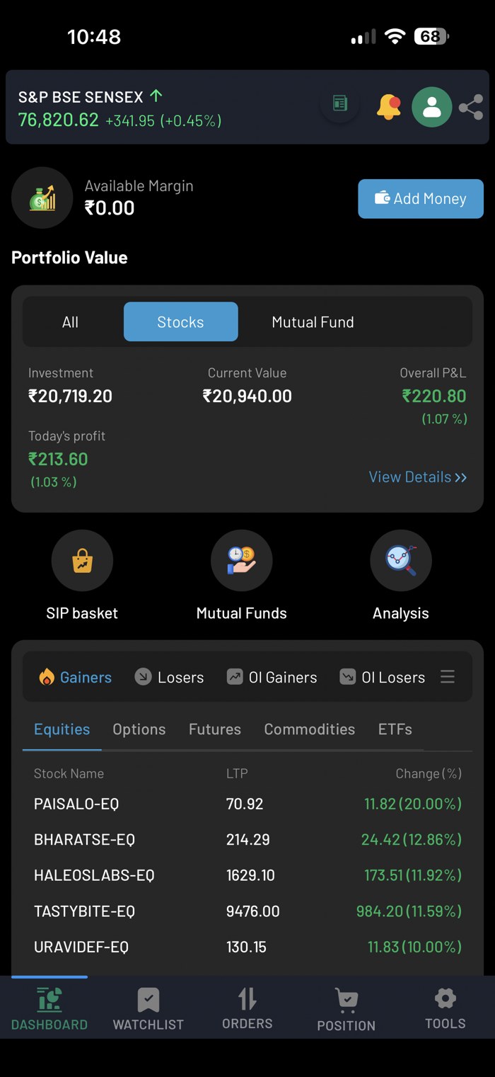 PCJ Invest app