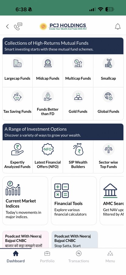 PCJ Wealth screen